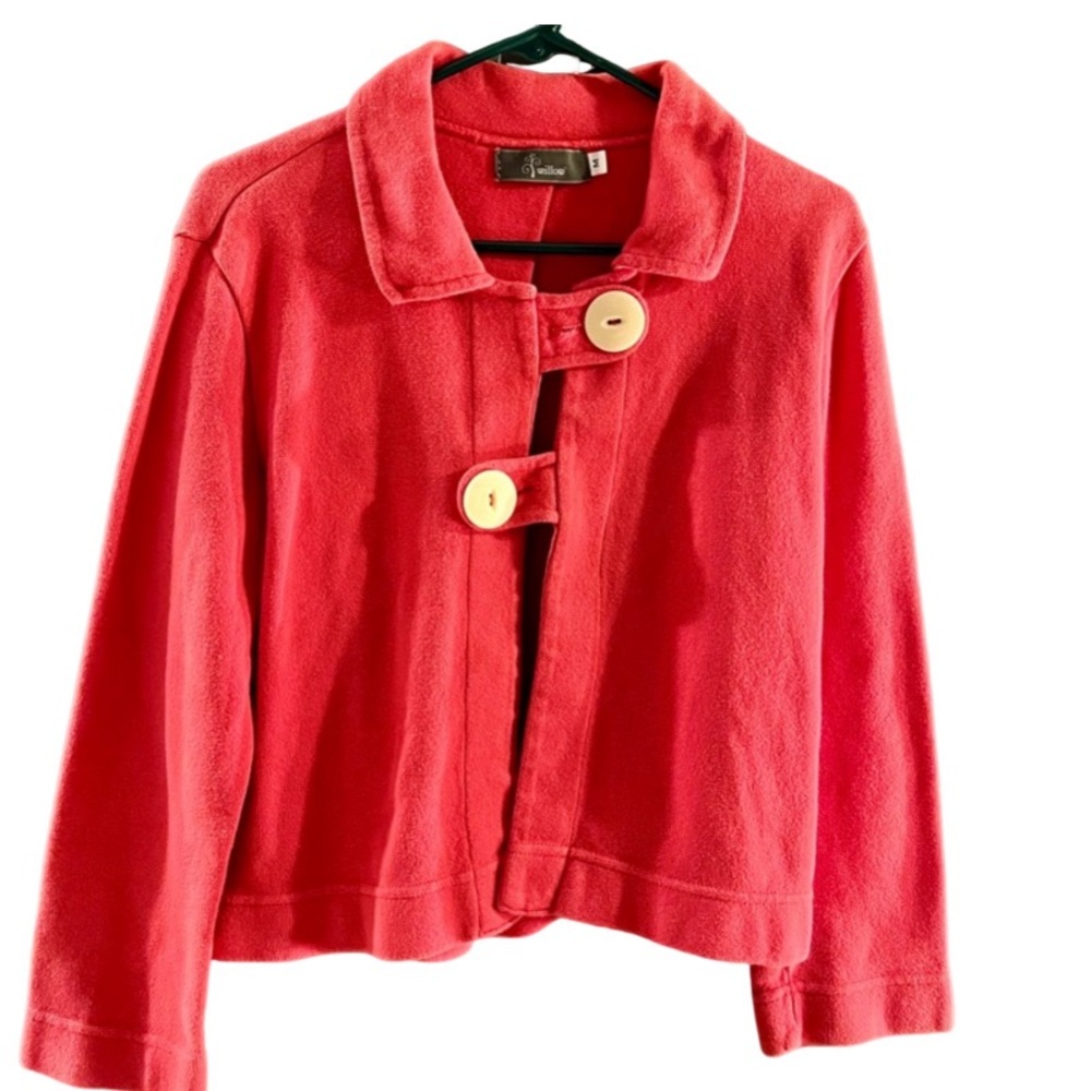 Willow Brand Dark Pink Crop Jacket